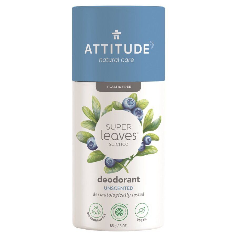 E-shop Attitude Super leaves Přírodní tuhý deodorant - bez vůně 85 g