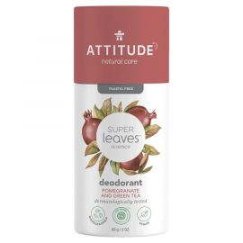 Přírodní tuhý deodorant - granátové jablko a zelený čaj Attitude Super leaves 85 g