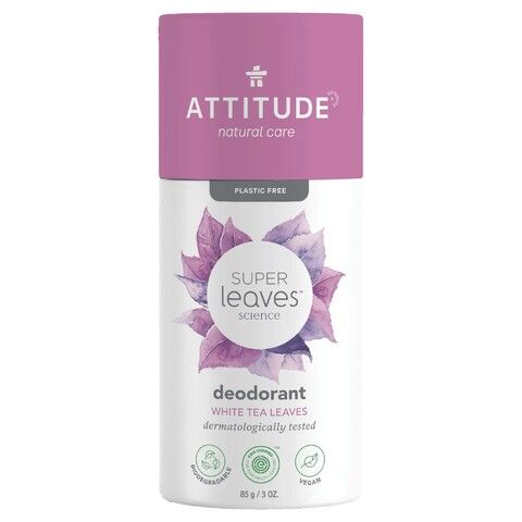 ATTITUDE Přírodní tuhý deodorant Super leaves - listy bílého čaje 85 g