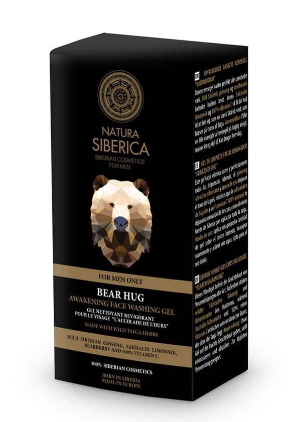 Probouzející oplachovací gel na obličej – Medvědí uchopení Natura Siberica 150ml