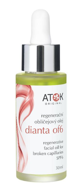 Regenerační obličejový olej Dianta OF6 Atok