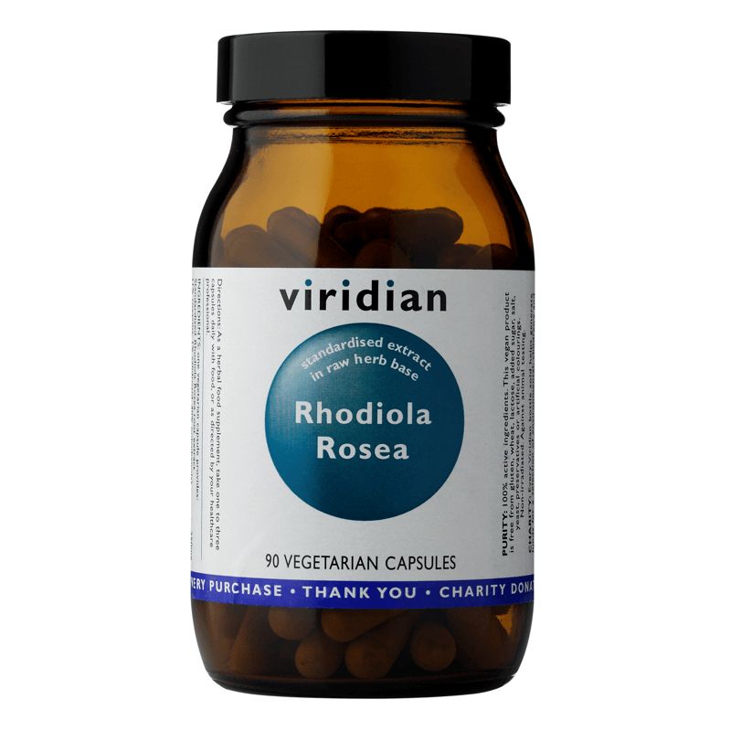 Viridian Rhodiola Rosea (Rozchodnice růžová) 90 kapslí