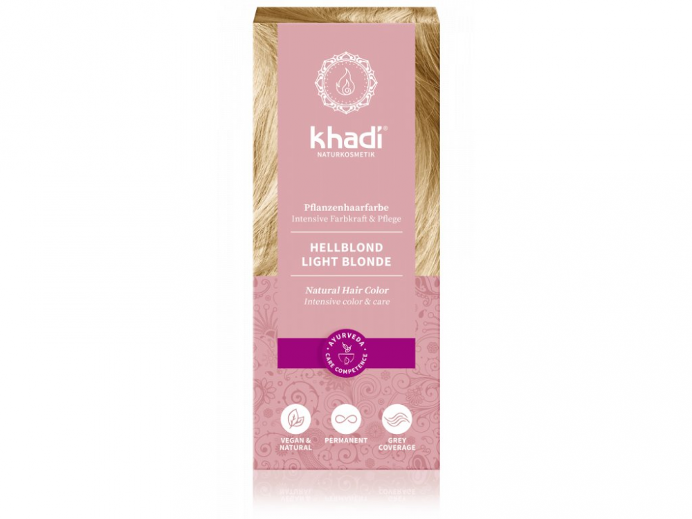 E-shop Khadi rostlinná barva na vlasy SVĚTLÁ BLOND