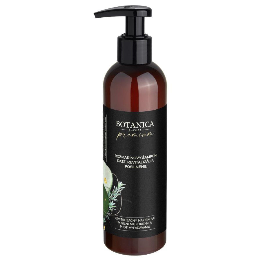 E-shop Botanica Slavica Rozmarýnový šampon na vlasy - růst, revitalizace a posílení 250 ml