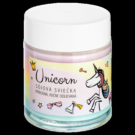Unicorn by Soaphoria - Ručně odlévaná sójová svíčka 125 ml