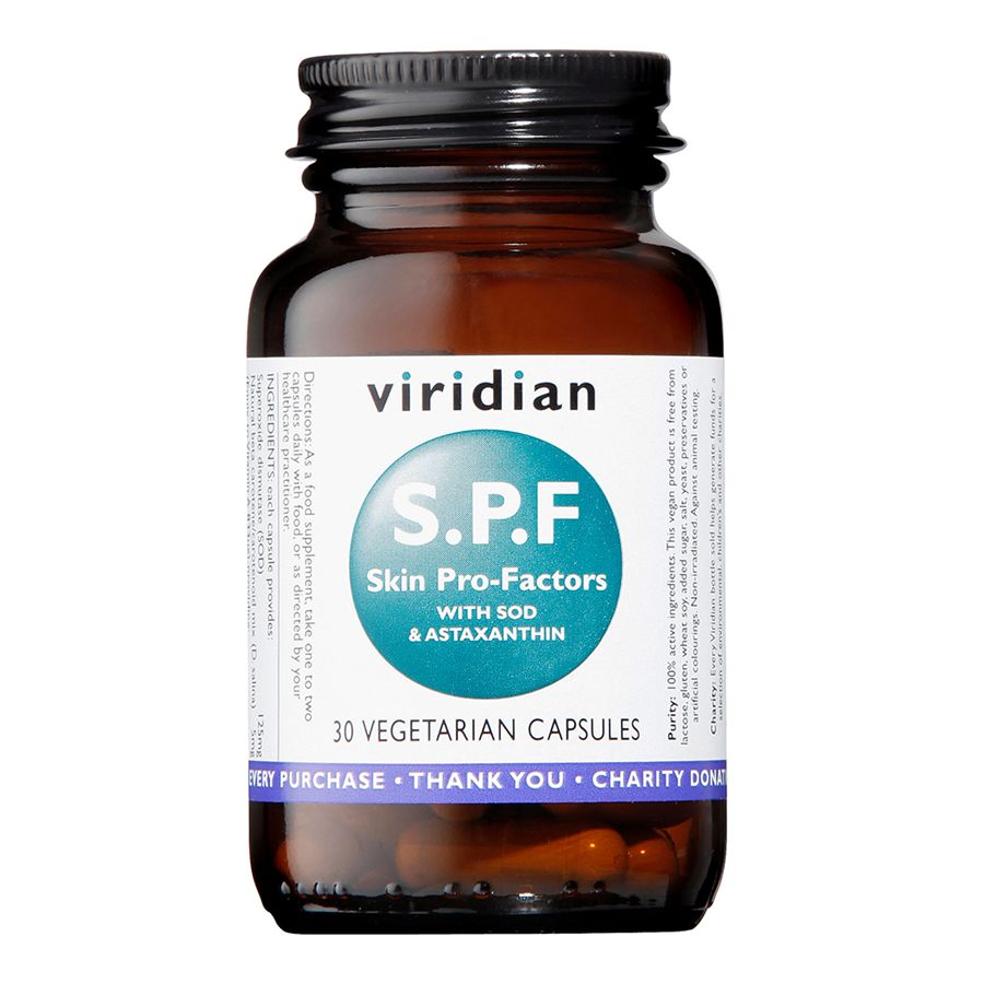 Viridian S.P.F Skin Pro Factor (Komplex pro podporu pleti) 30 kapslí