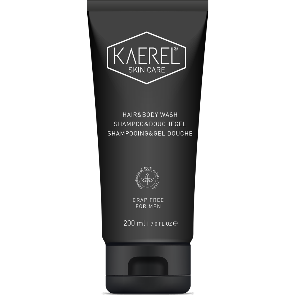 KAEREL Šampon a sprchový gel pro muže 2v1 CRAP FREE 200 ml VEG