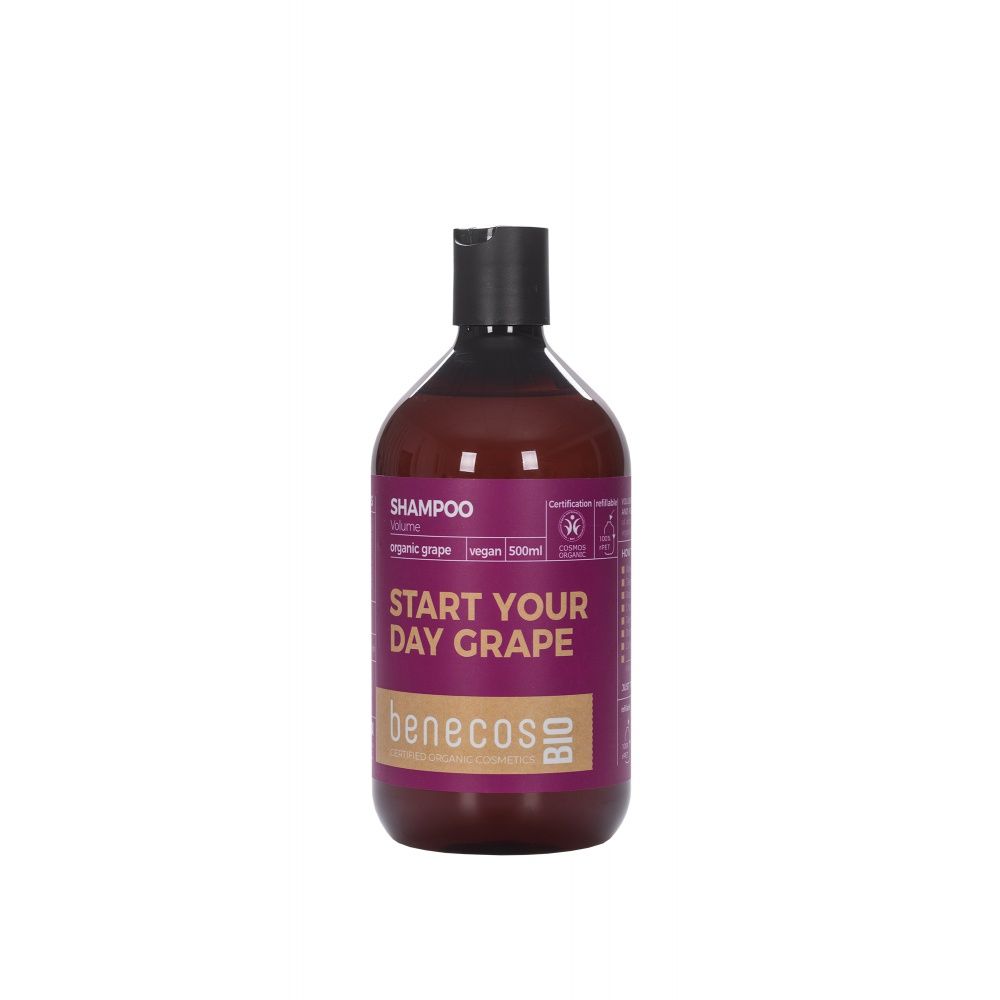 Benecos Šampon Grape na objem 500 ml BIO