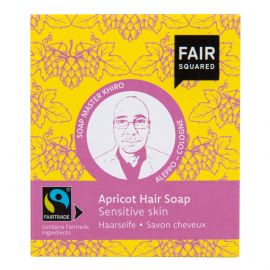 Šampon tuhý na mytí vlasů – meruňkový pro citlivou pokožku hlavy Fair Squared  2x80 g
