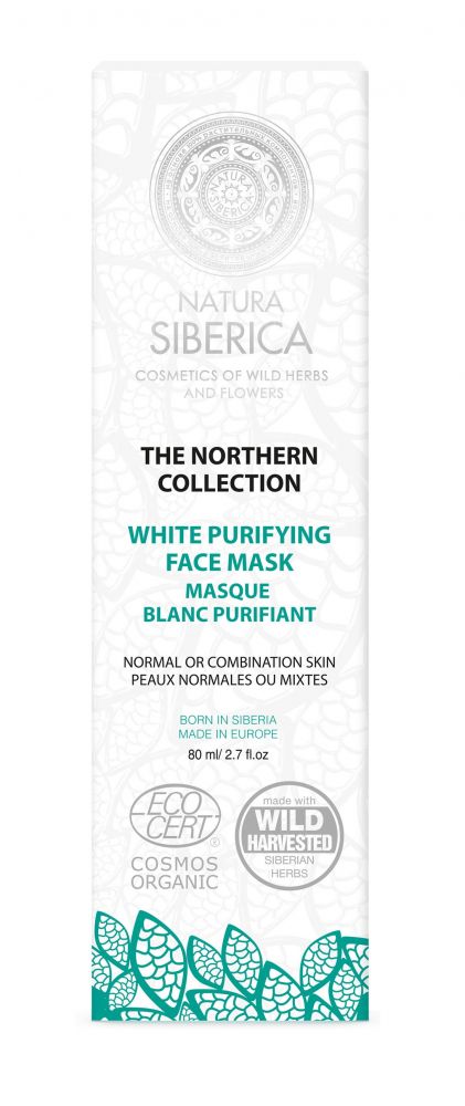Severní bílá čisticí pleťová maska Natura Siberica 80ml