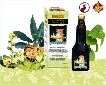 E-shop Siddhalepa Ayur Oil 26 Vishnu Eranda - lymfa, svaly, šlachy, osvěžení 220 ml