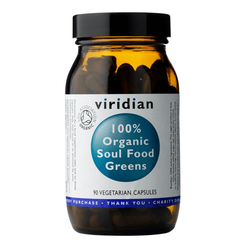 E-shop Viridian Soul Food Greens Organic (Směs zelených superpotravin) 90 kapslí