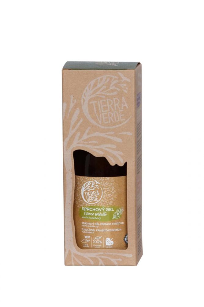 Tierra Verde Sprchový gel Esence svěžesti – Vavřín kubébový 230 ml