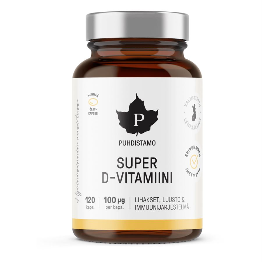 E-shop Puhdistamo Super Vitamin D 4000iu 120 kapslí