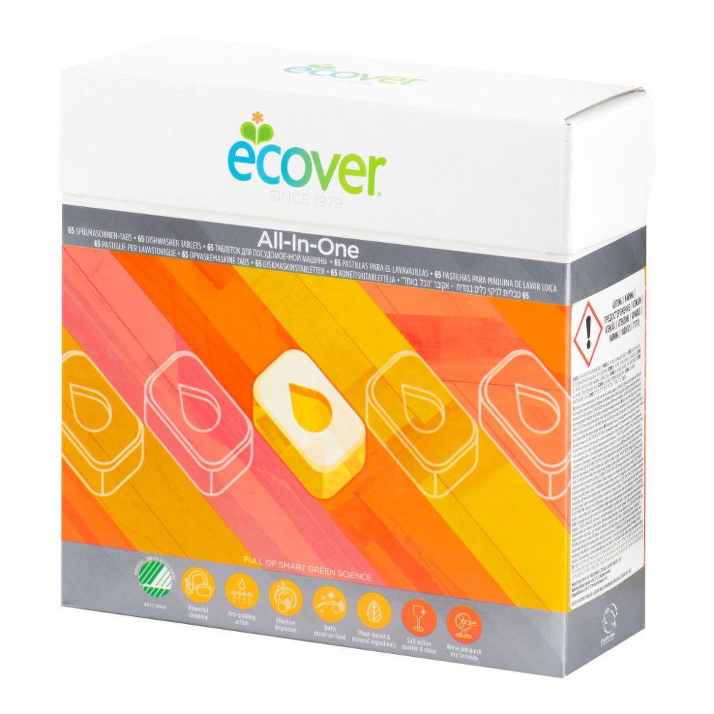 Ecover Tablety do myčky All in One Nordic Swan 1,3kg