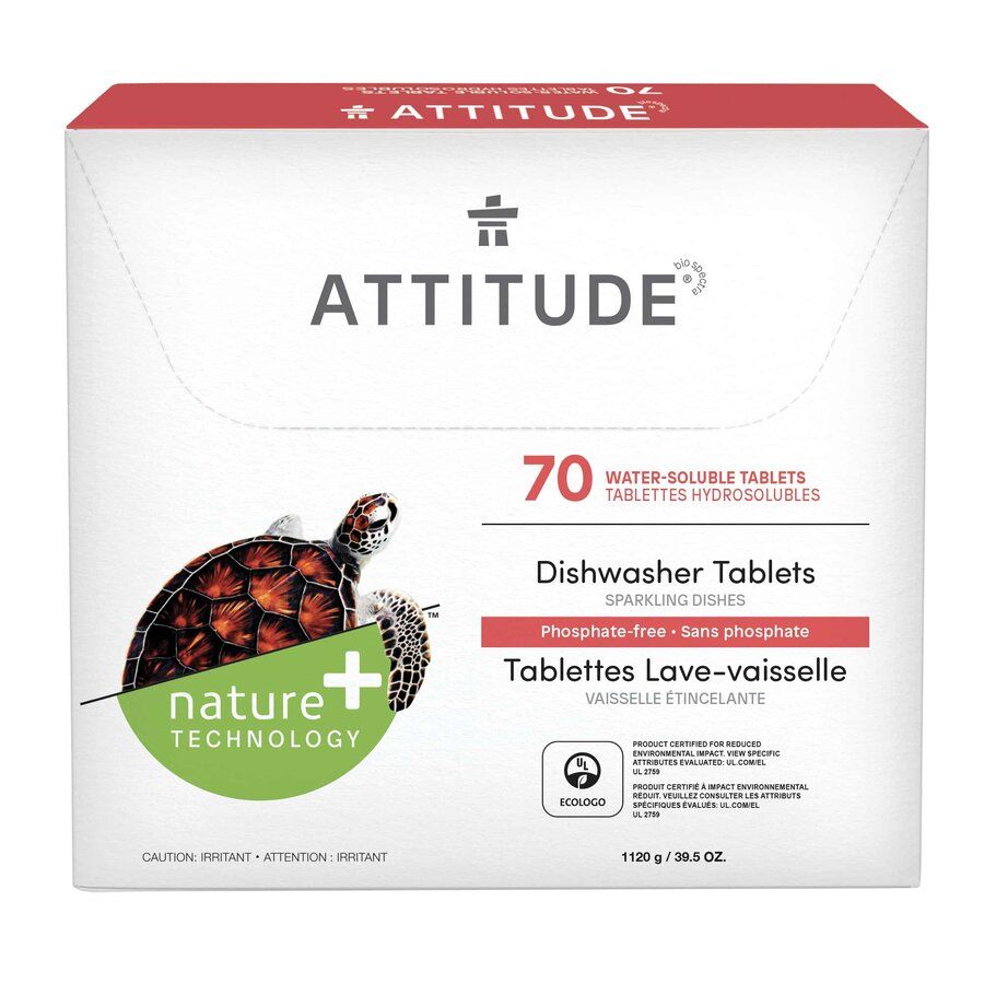 E-shop Attitude Tablety do myčky bez fosfátů - ekonomické balení (70 dávek)