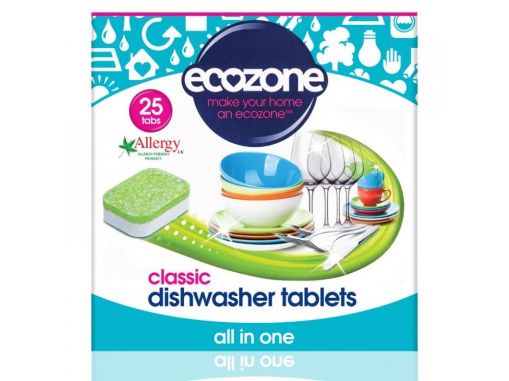 Ecozone Tablety do myčky Classic - vše v jednom 25 ks