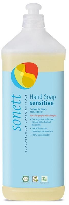 Sonett Tekuté mýdlo na ruce Sensitive 1 L