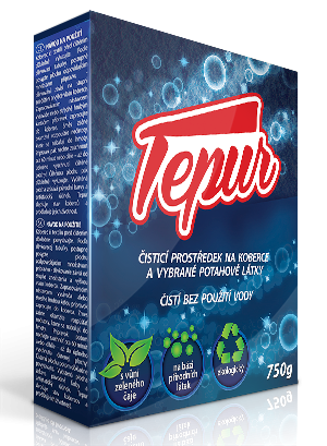 E-shop Tepur - čístící prostředek na koberce 0,75 kg