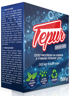 E-shop Tepur - čístící prostředek na koberce 1,5 kg