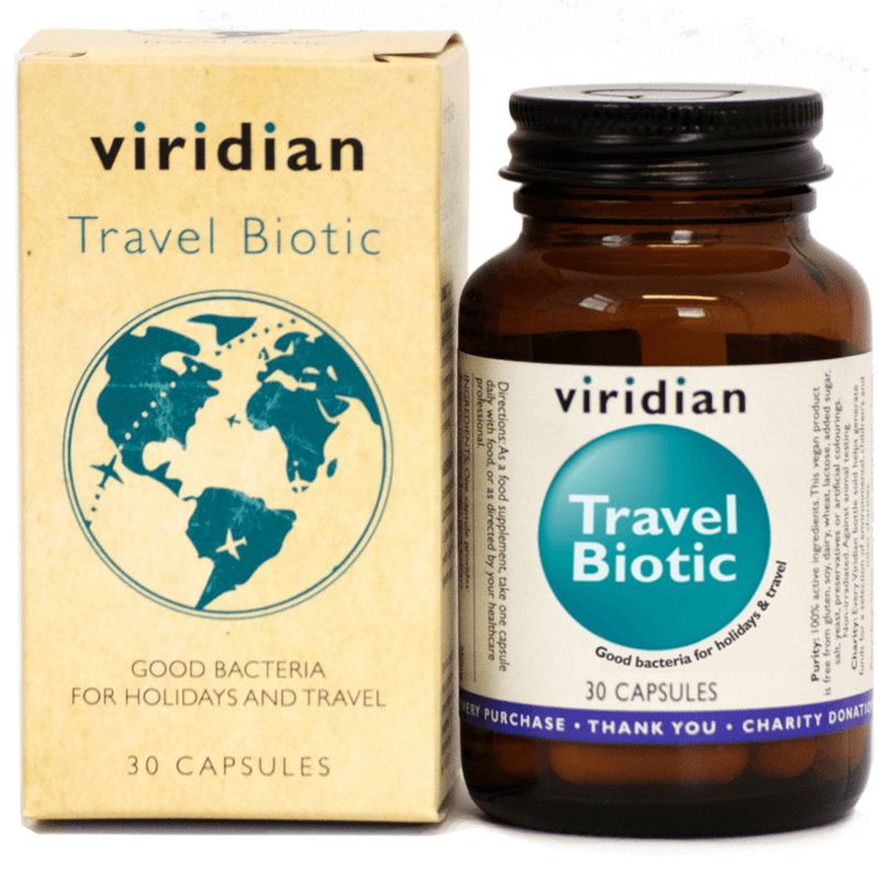 Viridian Travel Biotic (Cestovní probiotika) 30 kapslí