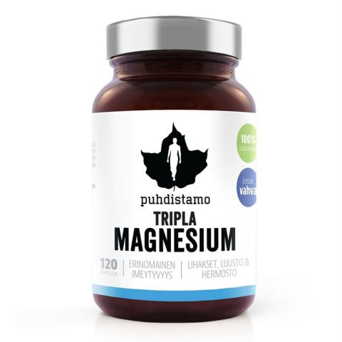 Triple Magnesium (Hořčík) Puhdistamo 120 kapslí