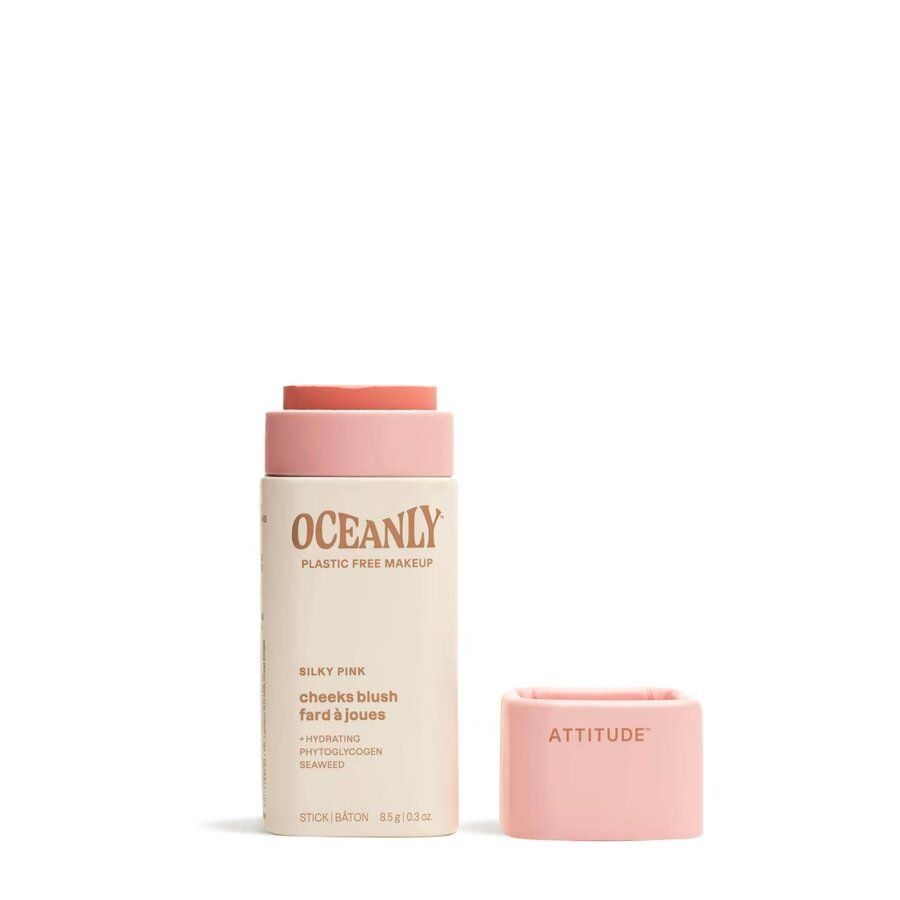 E-shop Attitude Tuhá krémová tvářenka Oceanly - Silky Pink 8,5 g