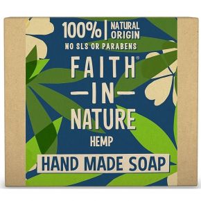 E-shop Faith in Nature Tuhé mýdlo s citronovou trávou a konopím 100g