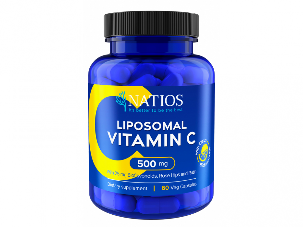 E-shop Natios Vitamin C Liposomální, 500 mg 60 veganských kapslí