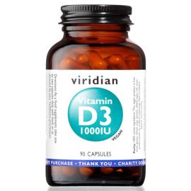 Vitamin D3 1000iu 90 kapslí Viridian