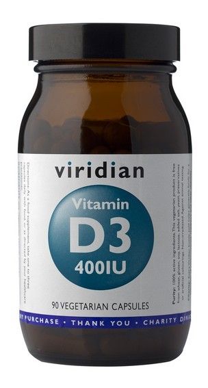E-shop Viridian Vitamin D3 400iu 90 kapslí