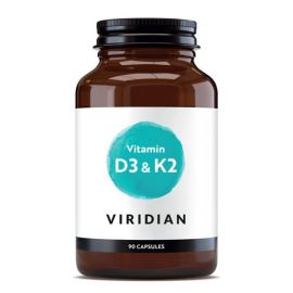 Vitamin D3 & K2 90 kapslí Viridian