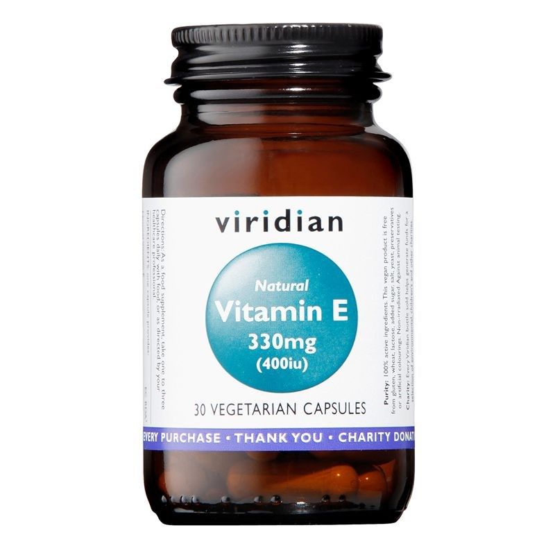 E-shop Viridian Vitamin E 330mg 400iu 30 kapslí