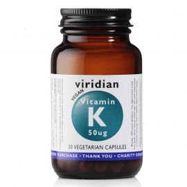 Vitamin K 50ug 30 kapslí Viridian