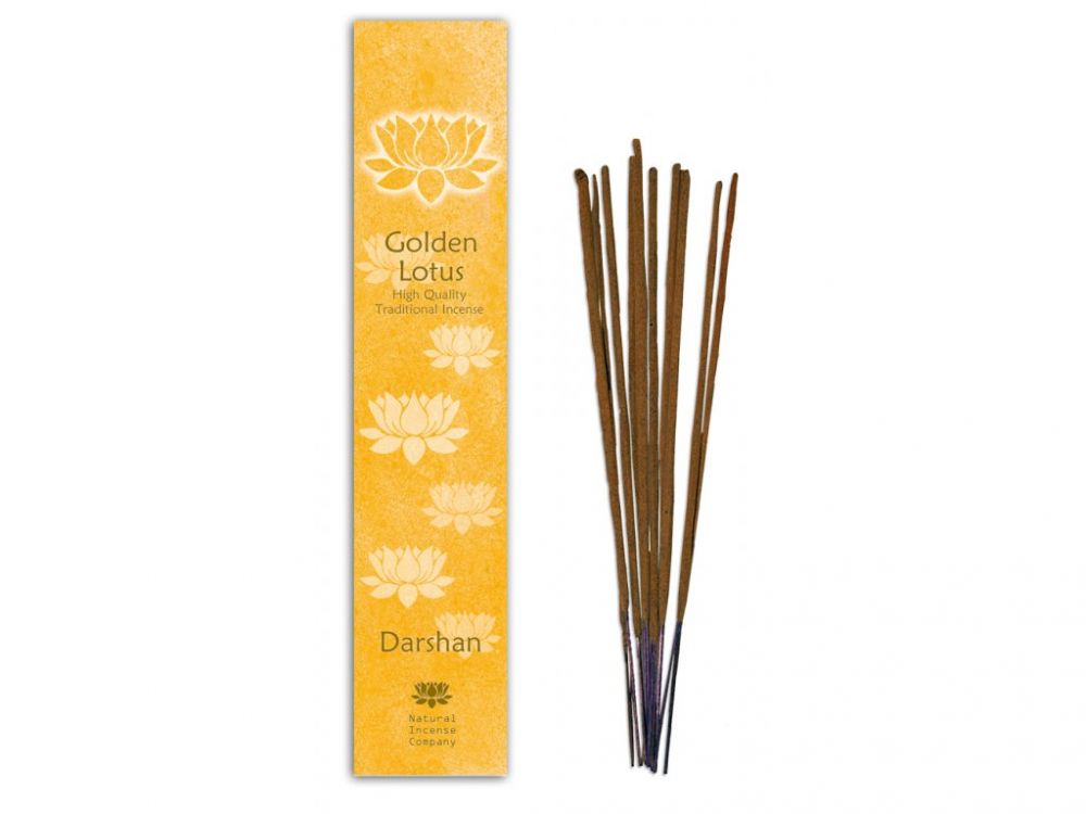 Golden Lotus - Darshan vonné tyčinky 10ks