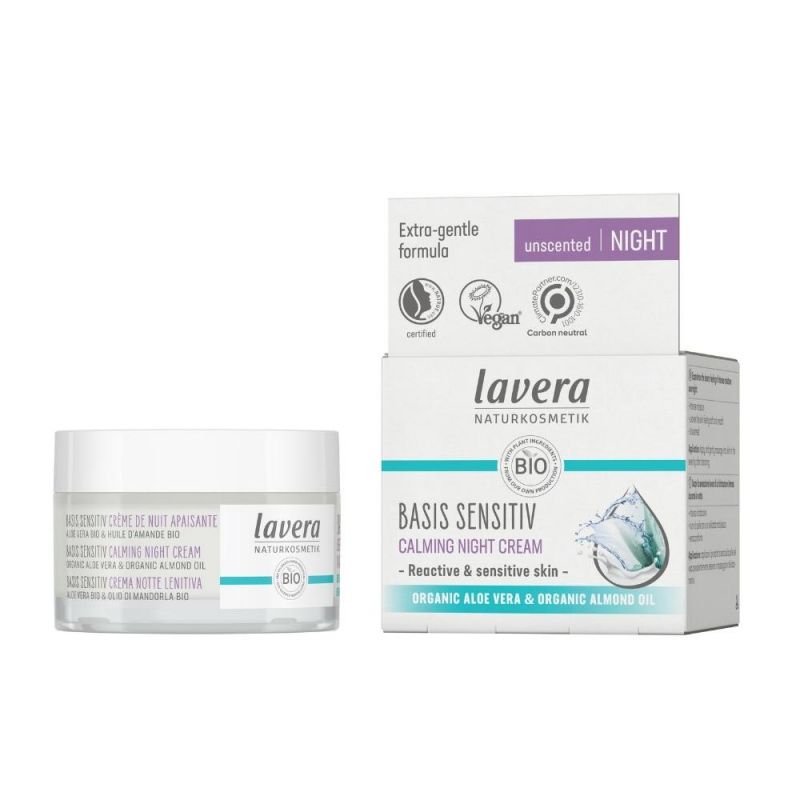 E-shop Lavera Basis Sensitiv Zklidňující noční krém bez parfemace 50 ml