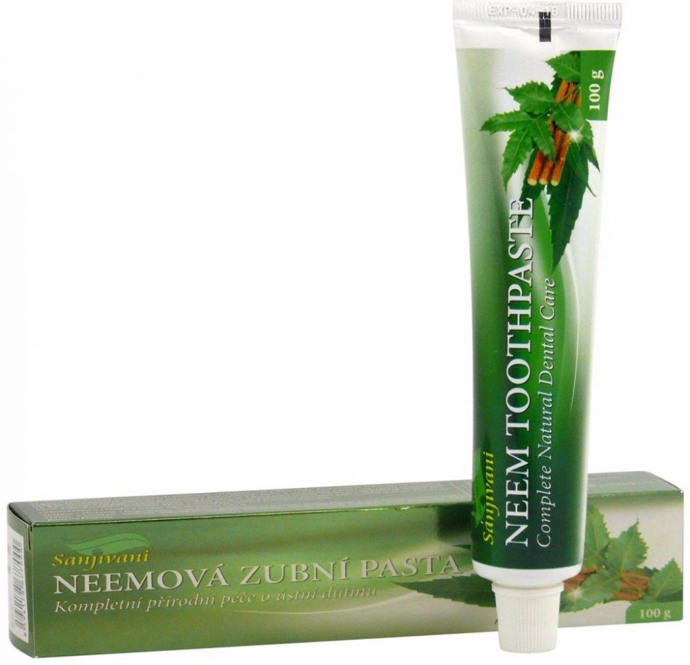 Sanjivani Neemová zubní pasta (gel) pasta s vyšším obsahem neemu 100ml